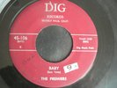 RARE WEST COAST DOO WOP 45 rpm THE PREMIERS on DIG lb BABY 1956 ORIG