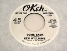 KEN WILLIAMS Come Back MONSTER NORTHERN SOUL 45 OKEH PROMO Baby If You Were HEAR