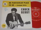 Very rare Chuck Berry single 45 No particular place to go Sonet Red Wax VG+/VG+