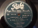 ED1 MOZART A PARIS 6TH record 1lp LAZARE-LEVY VLADO PERLEMUTER  PATHE DTX 196 FR