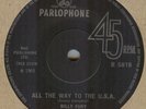 BILLY FURY**ALL THE WAY TO THE U.S.A.**BEAT**DANCER**LISTEN TO IT