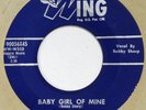 BOBBY SHARP Baby Girl Of Mine WING 45 mod popcorn R&B NM 7”