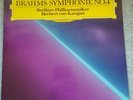 BRAHMS SYMPHONIE NO.4 KARAJAN DGG DIGITAL 427 497-1 RARE 1989 LP