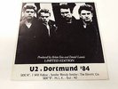 U2 ON THE ROAD - DORTMUND 1984 LIMITED EDITION LP 1984 RARE