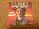 LULU -   MAN WHO SOLD THE WORLD - BOWIE   - PIC SLEEVE SIGNED   -  AUTHENTIC