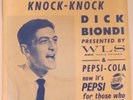 DICK BIONDI Pizza Song / Knock Knock IRC WLS radio DJ 45 with picture sleeve