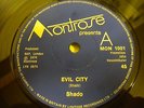 Rare NWOBHM 45 - SHADO - EVIL CITY - MONTROSE UK 1974