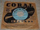 JOHNNY BURNETTE TRIO THE TRAIN KEPT A-ROLLIN' 1956 CORAL 61719 PROMO PLAYS VG++