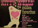 KITTY WELLS'  - GOLDEN FAVORITES - DECCA RECORDS DL 4108  LP (X183)