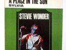 STEVIE WONDER RARE MOTOWN PICTURE SLEEVE  A PLACE IN THE SUN BEAUTIFUL COPY