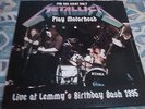 METALLICA Play Motorhead LP LIVE at Lemmy's Bithday Bash 1995 VINIL Clear Vinyl