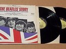 BEATLES, 60s INVASION LPs RE, THE BEATLES’ STORY, DOCUMENTARY, 2 RECORDS, APPLE