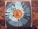 Khemmis HUNTED ltd to 150 White/ Electric Blue combo w/ Silver & Black Splatter