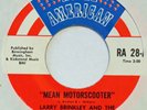 LARRY BRINKLEY Mean Motorscooter ROYAL AMERICAN 45 rockabilly NM 7”