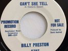 NORTHERN SOUL 45 PROMO / BILLY PRESTON / CAN'T SHE TELL / PHONY / CAPITOL 5797