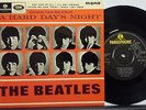 BEATLES uk 45 A HARD DAY'S NIGHT rock PICTURE SLEEVE PARLOPHONE EX EX 45 rpm vin