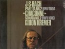 BACH Solo Partita & Sonata no.2 / GIDON KREMER  Philips 6514 297 NM