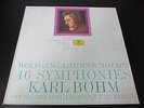 MOZART   KARL BOHM   46 SYMPHONIES   DEUTSCHE GRAMMOPHON   BOX 15 x LP 33T 12