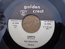 Doo Wop 45 The Senators Poor Little Puppet Loretta Golden Crest-514 Promo Copy