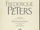 Recital de Piano/Frederique Peters(pf)/FR PATHE-MARCONI:DTX 318(original)