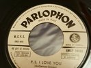 THE BEATLES PROMO I WANT TO HOLD YOUR HAND vs P.S. I LOVE YOU  PARLOPHON  1964