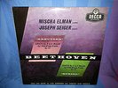 MISCHA ELMAN BEETHOVEN VIOLIN SONATA KREUTZER DECCA LXT 5126 ORANGE GOLD 1st