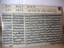 AL3472-AL3474 BACH Sonatas Partitas 1-3 ARTHUR GRUMIAUX PHILIPS MONO 3 LP