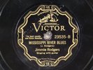 78 RPM -- Jimmie Rodgers, Victor 23535, E+  Country - Steel Guitar