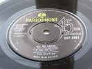 THE BEATLES  ORIG 1963  U.K. EP  ALL MY LOVING   NO SOLD IN UK   PKT TAX CODE