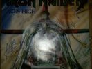 IRON MAIDEN ACES HIGH UK 12 INCH LP VINYL AUTOGRAPHED