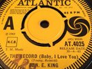BEN E. KING 'THE RECORD/THE WAY YOU SHAKE IT' 60'S RARE NORTHERN SOUL