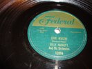 SONNY CRISS & BILLY HADNOTT- FEDERAL 78 RPM - JUNK WAGON / LIMEHOUSE BLUES -HEAR