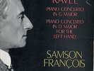 UK SAX 2394 STEREO BLUE/SILVER RAVEL PIANO CONCERTOS SAMSON FRANCOIS /CLUYTENS