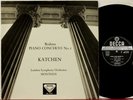 SXL 2172 WB ED1 Katchen, Brahms piano concerto #1, Monteux, London SO  2D 1D