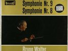 BRUNO WALTER BEETHOVEN SYMPHONIES 8 & 9 PHILIPS ED.1 HIFI STEREO 2 LP SET NM