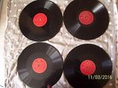 4 DISQUES 78 T GEORGES BRASSENS