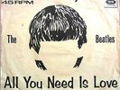BEATLES : ALL YOU NEED IS LOVE / BABY, YOU'RE A RICH MAN - PIC SLV FROM AFRICA