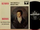SXL 2190 WB ED1 Backhaus, Beethoven piano concerto #3, 