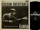 SXL 2266 WB ED1 Rossini Overtures, Gamba, London Symphony Orchestra 2E 1E