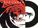 DURAN DURAN 007 JAMES BOND A VIEW TO A KILL GRACE JONES SINGLE 45 UNIQUE COVER