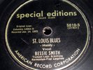 78 RPM, Bessie Smith with Louis Armstrong, St. Louis Blues, Spec Editions, 1925