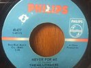 Northern Soul The Millionaires 45  Never For Me