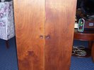 1930/1940 record cabinet with over 800 78rpm records all listed