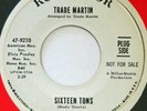 TRADE MARTIN Sixteen Tons RCA 45 mod popcorn soul VG+ 7”