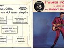 JOHNNY HALLYDAY T'aimer follement Super 45 Tours +++++++++++++++