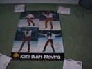 KATE BUSH - 'Moving' - ORIGINAL FAN CLUB POSTER - AUTOGRAPHED - UNDEDICATED