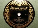 RED NICHOLS & FIVE PENNIES Dinah/Indiana BRUNSWICK 4373 E- 78RPM HEAR