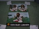 KATE BUSH - 'Lakeside' - ORIGINAL FAN CLUB POSTER - AUTOGRAPHED - UNDEDICATED