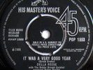 DELLA REESE - IT WAS A VERY GOOD YEAR / SOLITARY WOMAN - HMV POP 1553  VG PLUS