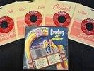 EARLY 45 BOX SET Merle Travis Tex Williams Tex Ritter Jack Guthrie Wesley Tuttle